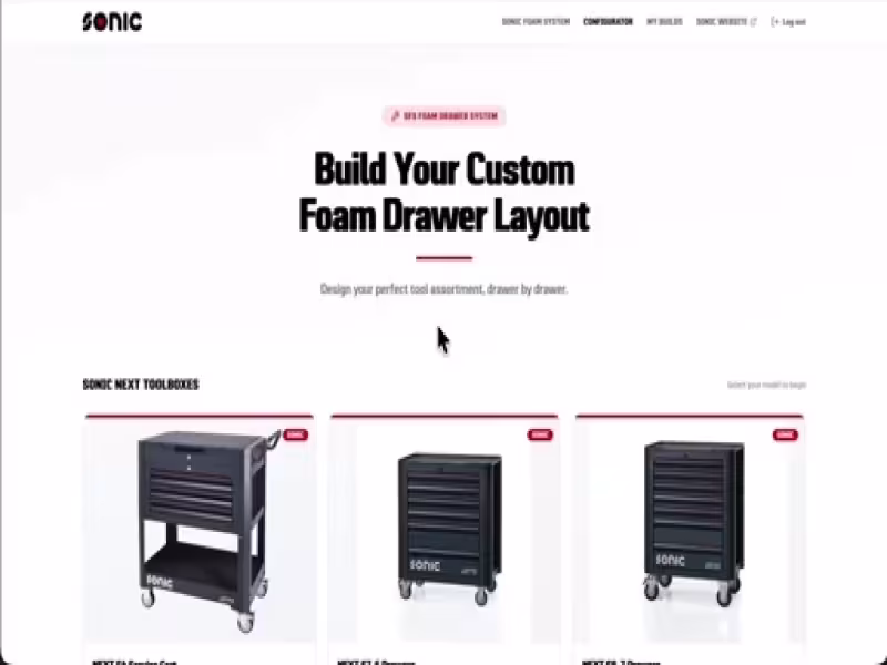 Sonic Tools USA Launches Free Configurator for 163 Foam Modules