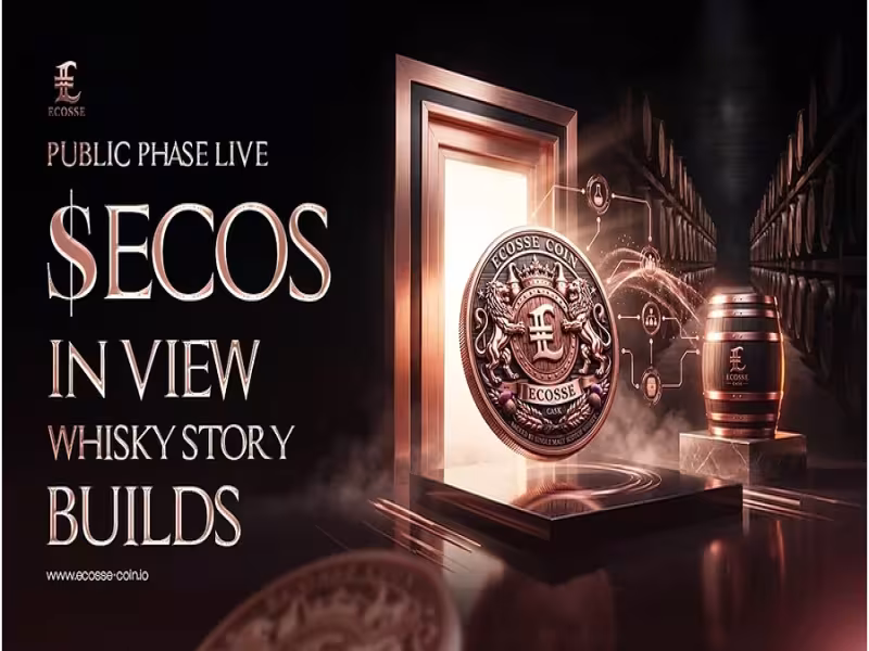 ECOSSE Opens Public Phase for $ECOS Token, Advances Whisky RWA Plan