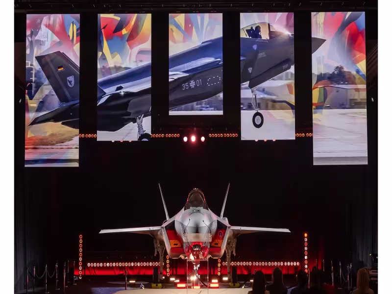 Lockheed Martin Delivers Germany's First F-35A, 35-Jet Order Underway