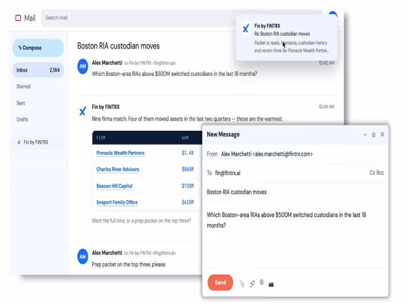FINTRX Launches Proactive AI Agent Fin for Private Wealth Data