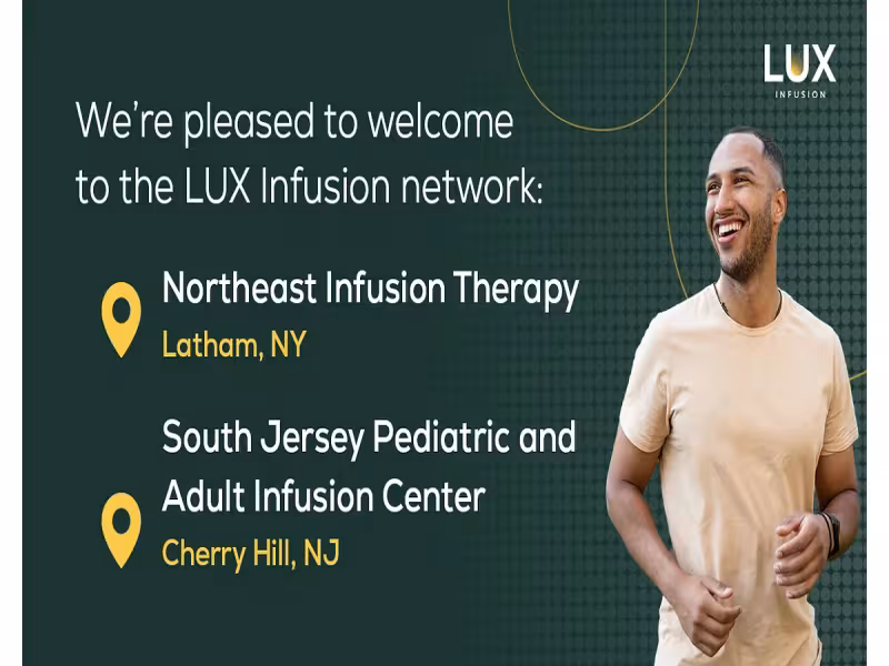 LUX Infusion Acquires Two AICs in New Jersey, New York