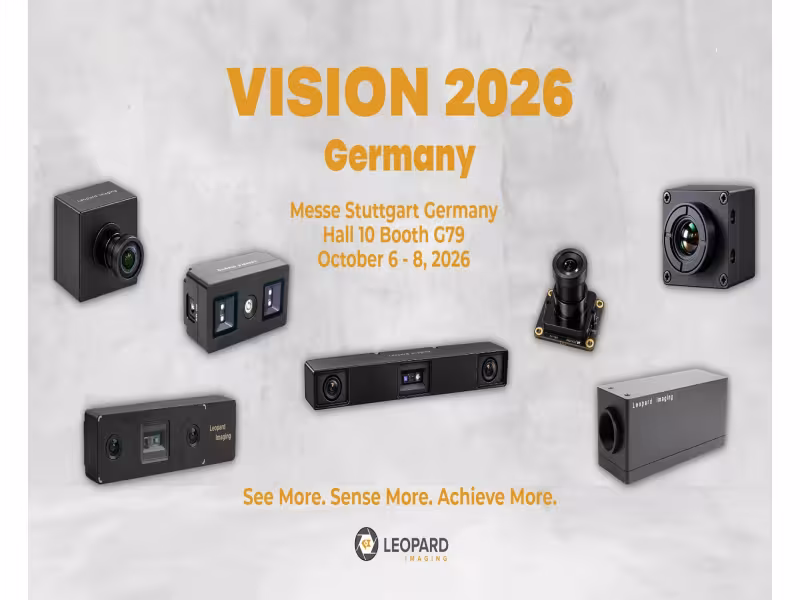 Leopard Imaging Debuts 8 AI Perception Cameras at VISION 2026