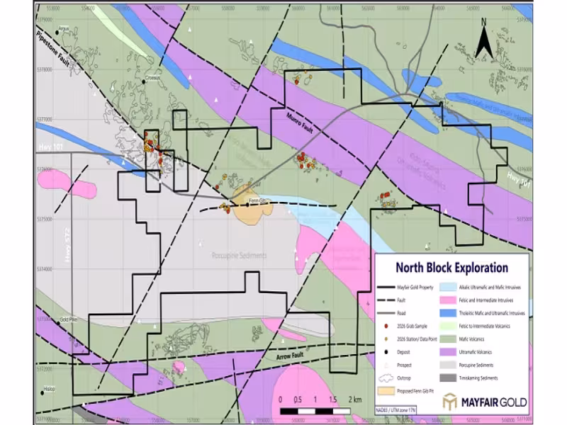 Mayfair Gold Confirms Fenn-Gib Infrastructure Sites, Advances South Block Targets