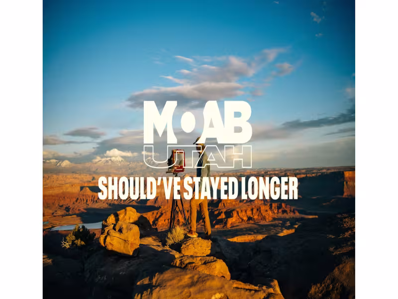 Moab Tourism Office Launches 'Should've Stayed Longer' Rebrand