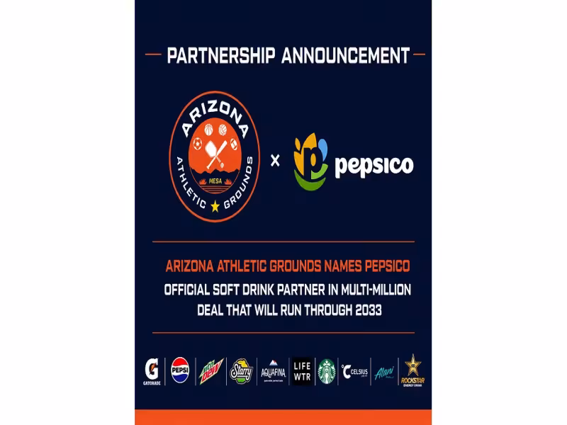 PepsiCo Signs Multimillion-Dollar 7-Year Deal With Arizona Athletic Grounds