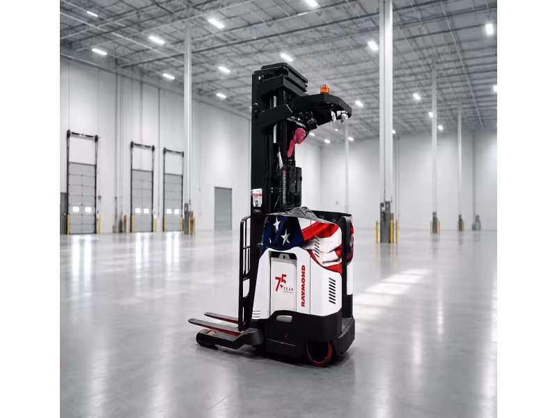 Raymond Corp Marks 75 Years of Reach-Fork Truck Patent