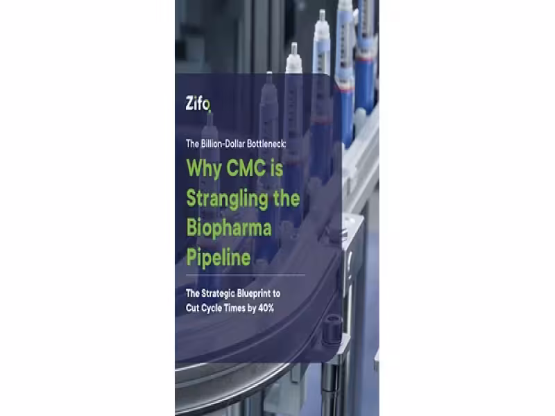Zifo: Fragmented CMC Data Creates 'Billion-Dollar Bottleneck' in Biopharma