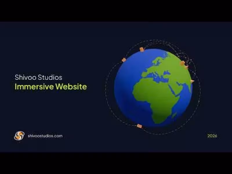 Shivoo Studios Launches 3D Immersive Website for Industrial Clients