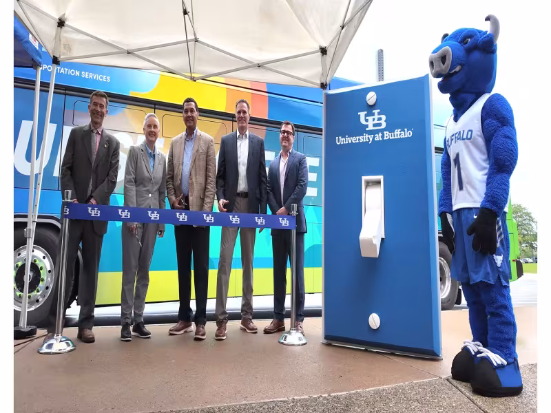 UB Deploys 8 Electric Buses, Cutting Fleet Emissions 55.6%
