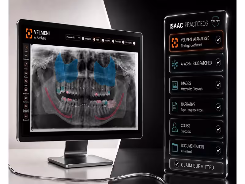 Trust AI Embeds VELMENI's FDA-Cleared Dental AI Into Isaac Claims Engine