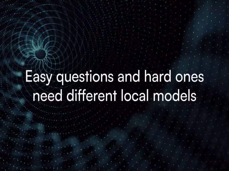 Local LLM Cost per Right Answer Jumps Up to 64x on Hard Questions