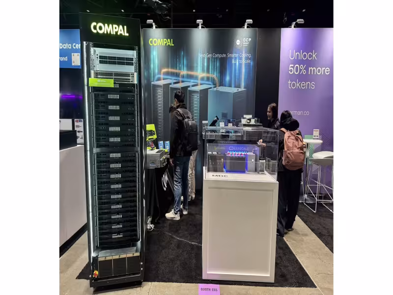 Compal Shows Blackwell Ultra, Rubin Servers at OCP Summit 2026