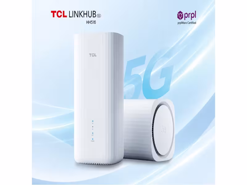 TCL's HH516 First 5G FWA CPE to Win prplWare Certification