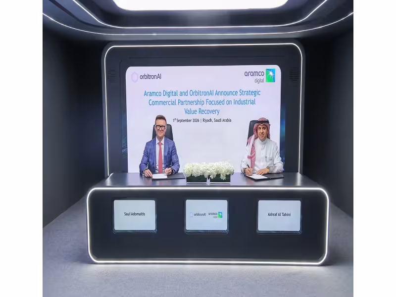 OrbitronAI, Aramco Digital Partner to Commercialize Industrial AI Agents