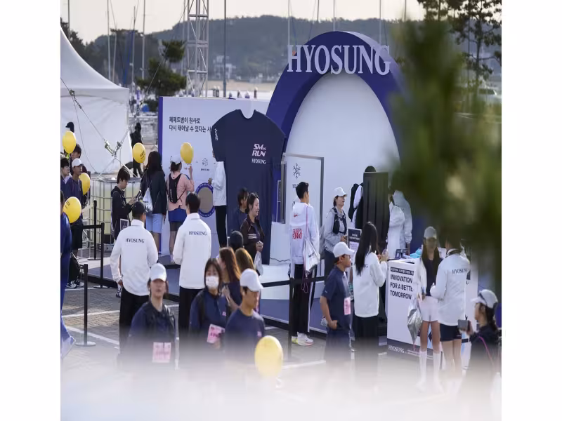 Hyosung TNC Puts Recycled regen ASKIN Yarn on SMTOWN Race Shirts