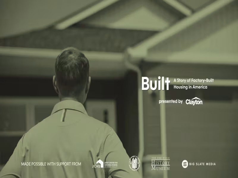 Clayton Releases Teaser for Factory-Built Housing Documentary 'Built'