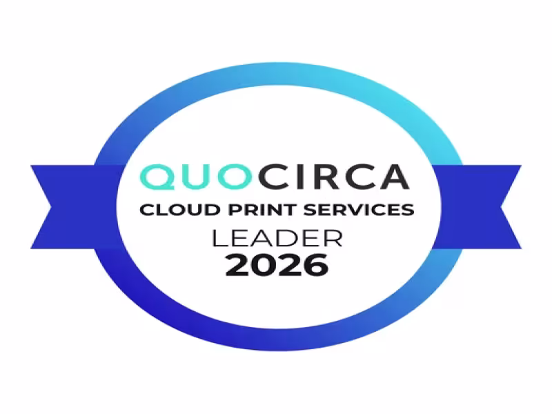 Xerox Named Quocirca Cloud Print Leader for Fifth Straight Year