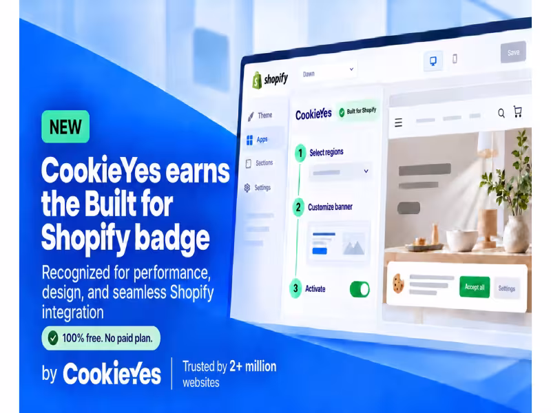 CookieYes Wins Built for Shopify Badge as Daily Installs Jump 59%