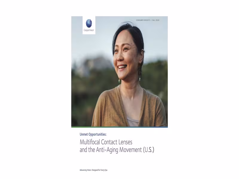 CooperVision Survey: Multifocal Lenses Rank Among Top Anti-Aging Picks