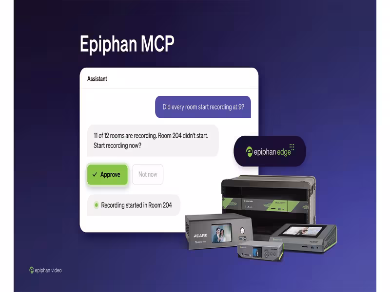 Epiphan Opens Write Access to MCP Server for Pearl Encoders
