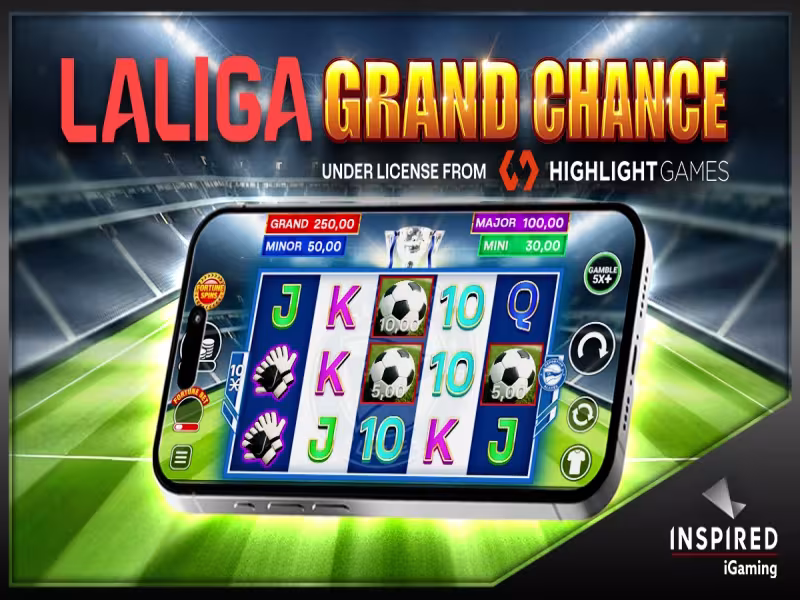 Inspired Launches LaLiga Grand Chance Slot in UK and Malta