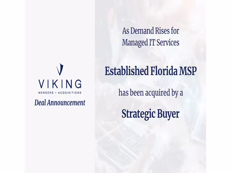 Florida MSSP Sold to Multi-State Buyer in Viking-Led Deal