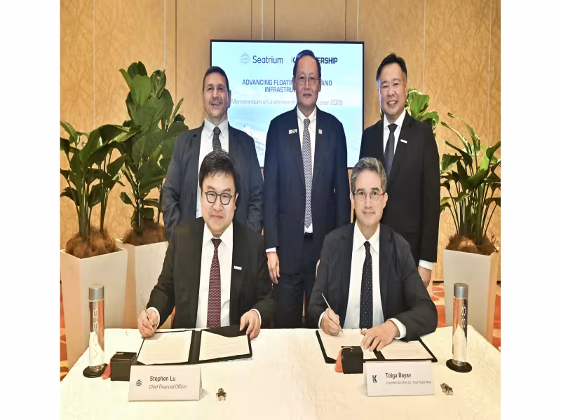Seatrium, Karpowership Sign MoU for Singapore Floating Power JV