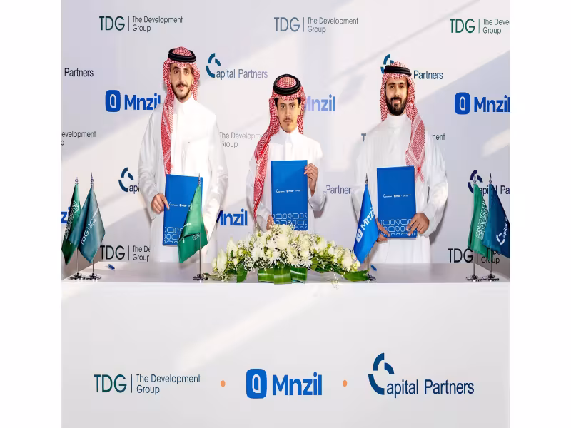Mnzil, TDG, Capital Partners Launch SAR 1bn Saudi Housing Fund