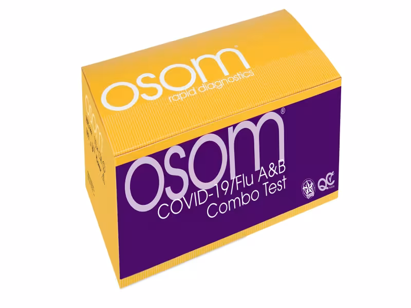 SEKISUI Launches 510(k)-Cleared OSOM COVID-19/Flu A&B Combo Test
