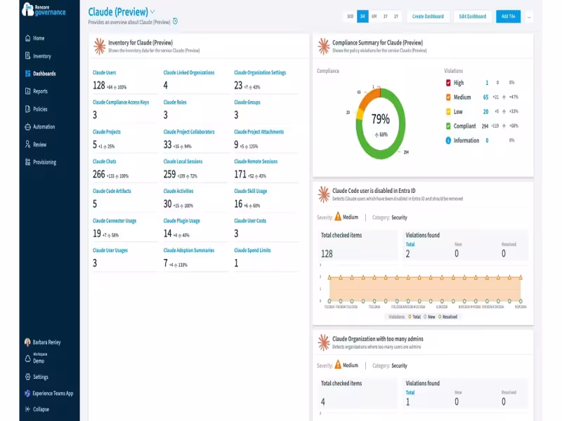 Rencore Extends Governance Platform to Claude, ChatGPT Enterprise