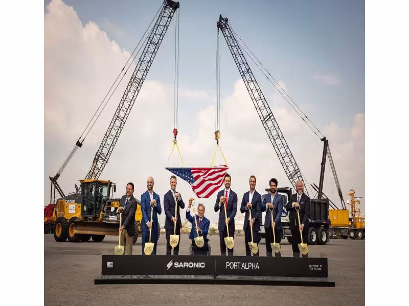 Saronic Breaks Ground on $3B Port Alpha Shipyard in Brownsville