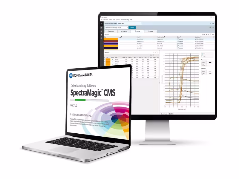 Konica Minolta Launches SpectraMagic CMS for Colour Formulation