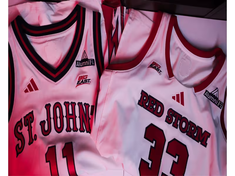 AlumniFi Becomes First Jersey Patch Sponsor in St. John's History
