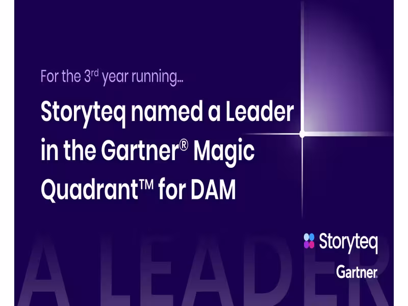 ITG's Storyteq Named Gartner DAM Leader for Third Straight Year