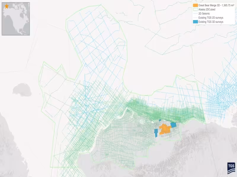 TGS Launches Two Regional Seismic Products for Alaska's North Slope