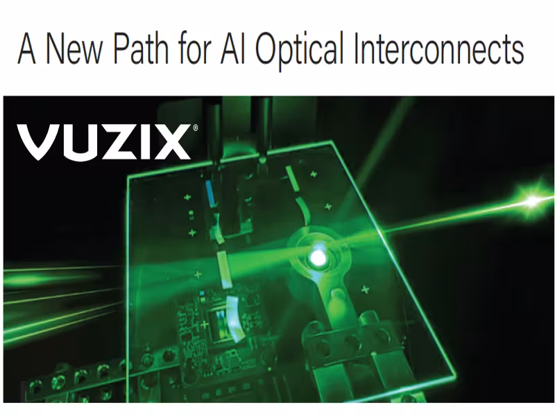 Vuzix Offers Causeway Optical Interconnect Units to AI Data Center Partners