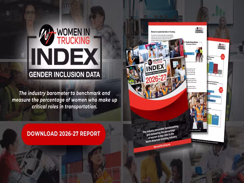 WIT Index: Women Hold 31% of Trucking C-Suite Roles, 7-10.5% of CDL Jobs