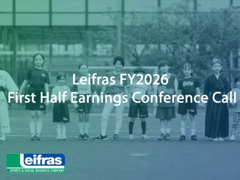 Leifras Posts Record H1 Revenue, Operating Income Jumps 35.9%