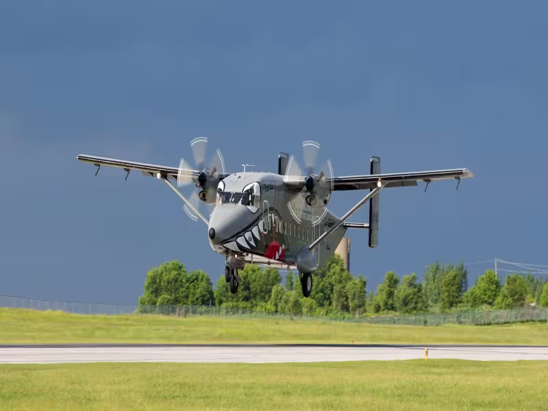 De Havilland Canada Puts Sherpa on Static Display at Farnborough